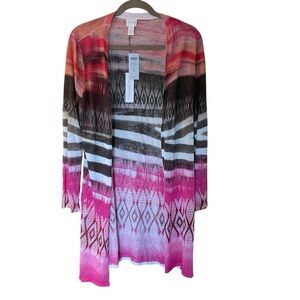 Chico’s Open Front Lightweight Cardigan Sweater Size 0 (XS)